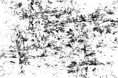 Grunge Siyah ve Beyaz Şehir Vektör Doku Şablonu. Noktalanmış, çizilmiş, Gürültü ve tahılla klasik efekt oluşturulması kolay. Karanlık Toz Örtüsü Tehlike Arkaplanı. Yaşlanma Tasarımı Elementi