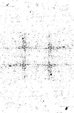 Grunge Siyah ve Beyaz Şehir Vektör Doku Şablonu. Noktalanmış, çizilmiş, Gürültü ve tahılla klasik efekt oluşturulması kolay. Karanlık Toz Örtüsü Tehlike Arkaplanı. Yaşlanma Tasarımı Elementi