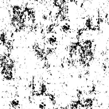 Grunge Siyah ve Beyaz Şehir Vektör Doku Şablonu. Noktalanmış, çizilmiş, Gürültü ve tahılla klasik efekt oluşturulması kolay. Karanlık Toz Örtüsü Tehlike Arkaplanı. Yaşlanma Tasarımı Elementi