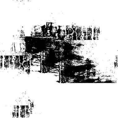 Grunge Siyah ve Beyaz Şehir Vektör Doku Şablonu. Noktalanmış, çizilmiş, Gürültü ve tahılla klasik efekt oluşturulması kolay. Karanlık Toz Örtüsü Tehlike Arkaplanı. Yaşlanma Tasarımı Elementi