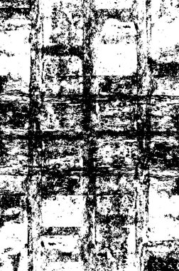 Grunge Siyah ve Beyaz Şehir Vektör Doku Şablonu. Noktalanmış, çizilmiş, Gürültü ve tahılla klasik efekt oluşturulması kolay. Karanlık Toz Örtüsü Tehlike Arkaplanı. Yaşlanma Tasarımı Elementi