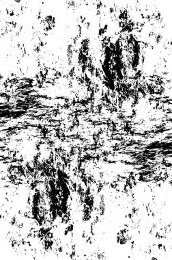 Grunge Siyah ve Beyaz Şehir Vektör Doku Şablonu. Noktalanmış, çizilmiş, Gürültü ve tahılla klasik efekt oluşturulması kolay. Karanlık Toz Örtüsü Tehlike Arkaplanı. Yaşlanma Tasarımı Elementi