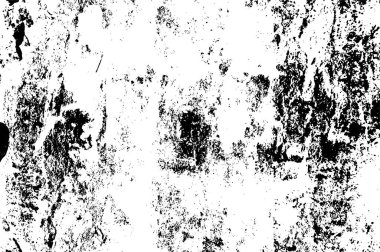 Grunge Siyah ve Beyaz Şehir Vektör Doku Şablonu. Noktalanmış, çizilmiş, Gürültü ve tahılla klasik efekt oluşturulması kolay. Karanlık Toz Örtüsü Tehlike Arkaplanı. Yaşlanma Tasarımı Elementi