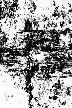 Grunge Siyah ve Beyaz Şehir Vektör Doku Şablonu. Noktalanmış, çizilmiş, Gürültü ve tahılla klasik efekt oluşturulması kolay. Karanlık Toz Örtüsü Tehlike Arkaplanı. Yaşlanma Tasarımı Elementi