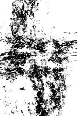 Grunge Siyah ve Beyaz Şehir Vektör Doku Şablonu. Noktalanmış, çizilmiş, Gürültü ve tahılla klasik efekt oluşturulması kolay. Karanlık Toz Örtüsü Tehlike Arkaplanı. Yaşlanma Tasarımı Elementi