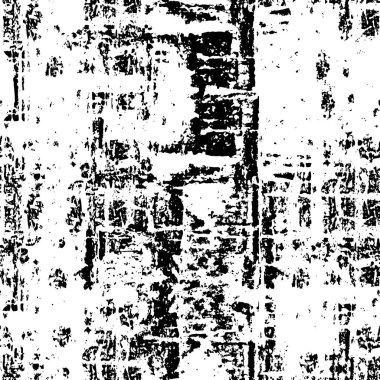 Grunge Siyah ve Beyaz Şehir Vektör Doku Şablonu. Noktalanmış, çizilmiş, Gürültü ve tahılla klasik efekt oluşturulması kolay. Karanlık Toz Örtüsü Tehlike Arkaplanı. Yaşlanma Tasarımı Elementi