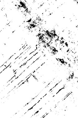 Grunge Siyah ve Beyaz Şehir Vektör Doku Şablonu. Noktalanmış, çizilmiş, Gürültü ve tahılla klasik efekt oluşturulması kolay. Karanlık Toz Örtüsü Tehlike Arkaplanı. Yaşlanma Tasarımı Elementi