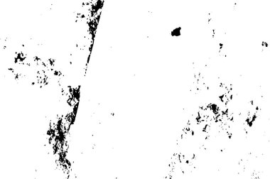 Grunge Siyah ve Beyaz Şehir Vektör Doku Şablonu. Noktalanmış, çizilmiş, Gürültü ve tahılla klasik efekt oluşturulması kolay. Karanlık Toz Örtüsü Tehlike Arkaplanı. Yaşlanma Tasarımı Elementi