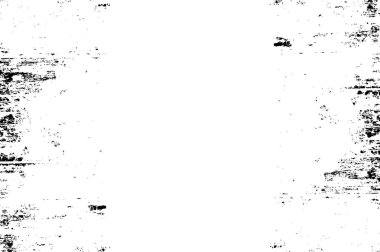 Grunge Siyah ve Beyaz Şehir Vektör Doku Şablonu. Noktalanmış, çizilmiş, Gürültü ve tahılla klasik efekt oluşturulması kolay. Karanlık Toz Örtüsü Tehlike Arkaplanı. Yaşlanma Tasarımı Elementi