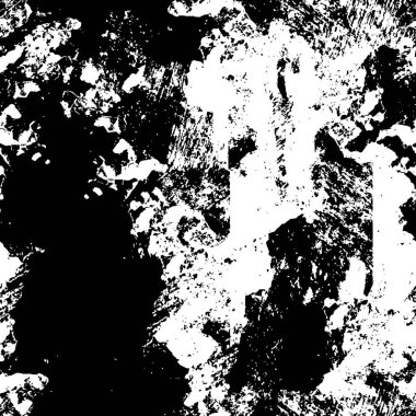 Grunge Siyah ve Beyaz Şehir Vektör Doku Şablonu. Noktalanmış, çizilmiş, Gürültü ve tahılla klasik efekt oluşturulması kolay. Karanlık Toz Örtüsü Tehlike Arkaplanı. Yaşlanma Tasarımı Elementi