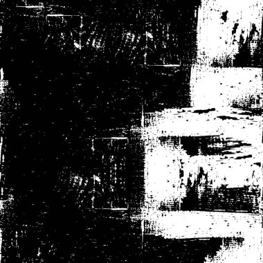 Grunge Siyah ve Beyaz Şehir Vektör Doku Şablonu. Noktalanmış, çizilmiş, Gürültü ve tahılla klasik efekt oluşturulması kolay. Karanlık Toz Örtüsü Tehlike Arkaplanı. Yaşlanma Tasarımı Elementi