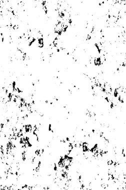 Grunge Siyah ve Beyaz Şehir Vektör Doku Şablonu. Noktalanmış, çizilmiş, Gürültü ve tahılla klasik efekt oluşturulması kolay. Karanlık Toz Örtüsü Tehlike Arkaplanı. Yaşlanma Tasarımı Elementi