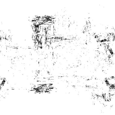 Grunge Siyah ve Beyaz Şehir Vektör Doku Şablonu. Noktalanmış, çizilmiş, Gürültü ve tahılla klasik efekt oluşturulması kolay. Karanlık Toz Örtüsü Tehlike Arkaplanı. Yaşlanma Tasarımı Elementi