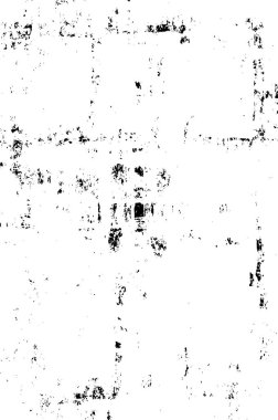 Grunge Siyah ve Beyaz Şehir Vektör Doku Şablonu. Noktalanmış, çizilmiş, Gürültü ve tahılla klasik efekt oluşturulması kolay. Karanlık Toz Örtüsü Tehlike Arkaplanı. Yaşlanma Tasarımı Elementi