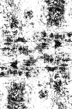 Grunge Siyah ve Beyaz Şehir Vektör Doku Şablonu. Noktalanmış, çizilmiş, Gürültü ve tahılla klasik efekt oluşturulması kolay. Karanlık Toz Örtüsü Tehlike Arkaplanı. Yaşlanma Tasarımı Elementi
