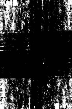 Grunge Siyah ve Beyaz Şehir Vektör Doku Şablonu. Noktalanmış, çizilmiş, Gürültü ve tahılla klasik efekt oluşturulması kolay. Karanlık Toz Örtüsü Tehlike Arkaplanı. Yaşlanma Tasarımı Elementi