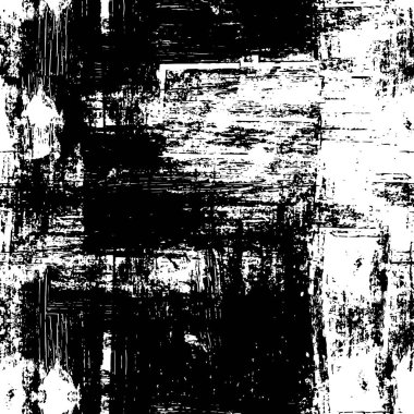 Grunge Siyah ve Beyaz Şehir Vektör Doku Şablonu. Noktalanmış, çizilmiş, Gürültü ve tahılla klasik efekt oluşturulması kolay. Karanlık Toz Örtüsü Tehlike Arkaplanı. Yaşlanma Tasarımı Elementi