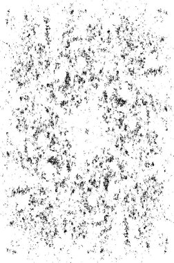 Grunge Siyah ve Beyaz Şehir Vektör Doku Şablonu. Noktalanmış, çizilmiş, Gürültü ve tahılla klasik efekt oluşturulması kolay. Karanlık Toz Örtüsü Tehlike Arkaplanı. Yaşlanma Tasarımı Elementi