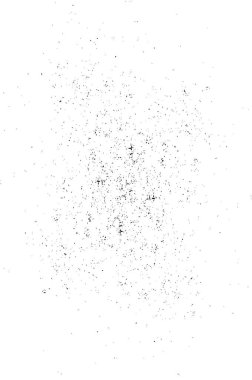 Grunge Siyah ve Beyaz Şehir Vektör Doku Şablonu. Noktalanmış, çizilmiş, Gürültü ve tahılla klasik efekt oluşturulması kolay. Karanlık Toz Örtüsü Tehlike Arkaplanı. Yaşlanma Tasarımı Elementi