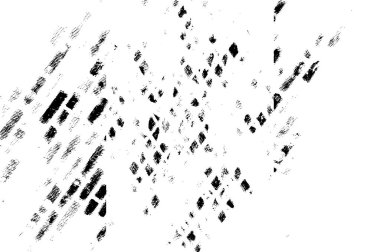 Grunge Siyah ve Beyaz Şehir Vektör Doku Şablonu. Noktalanmış, çizilmiş, Gürültü ve tahılla klasik efekt oluşturulması kolay. Karanlık Toz Örtüsü Tehlike Arkaplanı. Yaşlanma Tasarımı Elementi