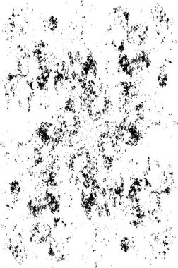 Grunge Siyah ve Beyaz Şehir Vektör Doku Şablonu. Noktalanmış, çizilmiş, Gürültü ve tahılla klasik efekt oluşturulması kolay. Karanlık Toz Örtüsü Tehlike Arkaplanı. Yaşlanma Tasarımı Elementi
