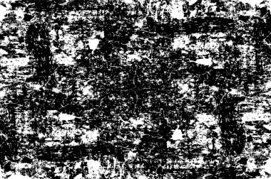 Grunge Siyah ve Beyaz Şehir Vektör Doku Şablonu. Noktalanmış, çizilmiş, Gürültü ve tahılla klasik efekt oluşturulması kolay. Karanlık Toz Örtüsü Tehlike Arkaplanı. Yaşlanma Tasarımı Elementi