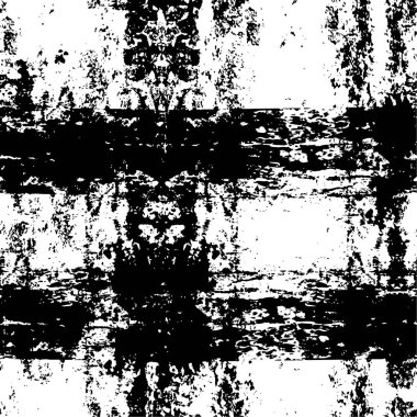 Grunge Siyah ve Beyaz Şehir Vektör Doku Şablonu. Noktalanmış, çizilmiş, Gürültü ve tahılla klasik efekt oluşturulması kolay. Karanlık Toz Örtüsü Tehlike Arkaplanı. Yaşlanma Tasarımı Elementi
