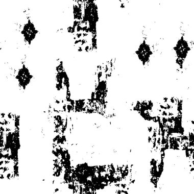 Grunge Siyah ve Beyaz Şehir Vektör Doku Şablonu. Noktalanmış, çizilmiş, Gürültü ve tahılla klasik efekt oluşturulması kolay. Karanlık Toz Örtüsü Tehlike Arkaplanı. Yaşlanma Tasarımı Elementi