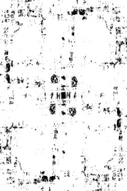 Grunge Siyah ve Beyaz Şehir Vektör Doku Şablonu. Noktalanmış, çizilmiş, Gürültü ve tahılla klasik efekt oluşturulması kolay. Karanlık Toz Örtüsü Tehlike Arkaplanı. Yaşlanma Tasarımı Elementi