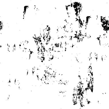 Grunge Siyah ve Beyaz Şehir Vektör Doku Şablonu. Noktalanmış, çizilmiş, Gürültü ve tahılla klasik efekt oluşturulması kolay. Karanlık Toz Örtüsü Tehlike Arkaplanı. Yaşlanma Tasarımı Elementi