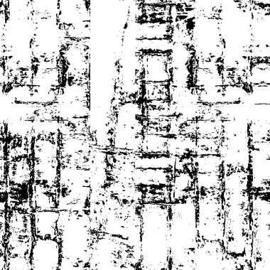 Grunge Siyah ve Beyaz Şehir Vektör Doku Şablonu. Noktalanmış, çizilmiş, Gürültü ve tahılla klasik efekt oluşturulması kolay. Karanlık Toz Örtüsü Tehlike Arkaplanı. Yaşlanma Tasarımı Elementi