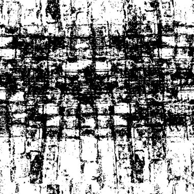 Grunge Siyah ve Beyaz Şehir Vektör Doku Şablonu. Noktalanmış, çizilmiş, Gürültü ve tahılla klasik efekt oluşturulması kolay. Karanlık Toz Örtüsü Tehlike Arkaplanı. Yaşlanma Tasarımı Elementi