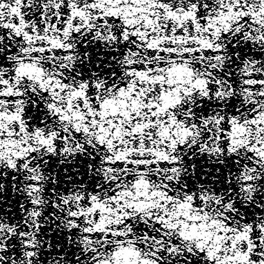 Grunge Siyah ve Beyaz Şehir Vektör Doku Şablonu. Noktalanmış, çizilmiş, Gürültü ve tahılla klasik efekt oluşturulması kolay. Karanlık Toz Örtüsü Tehlike Arkaplanı. Yaşlanma Tasarımı Elementi