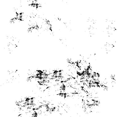 Grunge Siyah ve Beyaz Şehir Vektör Doku Şablonu. Noktalanmış, çizilmiş, Gürültü ve tahılla klasik efekt oluşturulması kolay. Karanlık Toz Örtüsü Tehlike Arkaplanı. Yaşlanma Tasarımı Elementi