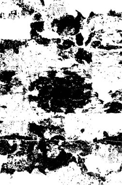Grunge Siyah ve Beyaz Şehir Vektör Doku Şablonu. Noktalanmış, çizilmiş, Gürültü ve tahılla klasik efekt oluşturulması kolay. Karanlık Toz Örtüsü Tehlike Arkaplanı. Yaşlanma Tasarımı Elementi