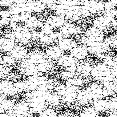 Grunge Siyah ve Beyaz Şehir Vektör Doku Şablonu. Noktalanmış, çizilmiş, Gürültü ve tahılla klasik efekt oluşturulması kolay. Karanlık Toz Örtüsü Tehlike Arkaplanı. Yaşlanma Tasarımı Elementi
