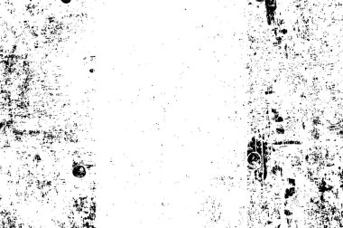 Grunge Siyah ve Beyaz Şehir Vektör Doku Şablonu. Noktalanmış, çizilmiş, Gürültü ve tahılla klasik efekt oluşturulması kolay. Karanlık Toz Örtüsü Tehlike Arkaplanı. Yaşlanma Tasarımı Elementi