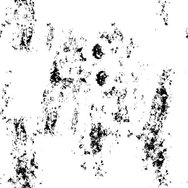 Grunge Siyah ve Beyaz Şehir Vektör Doku Şablonu. Noktalanmış, çizilmiş, Gürültü ve tahılla klasik efekt oluşturulması kolay. Karanlık Toz Örtüsü Tehlike Arkaplanı. Yaşlanma Tasarımı Elementi