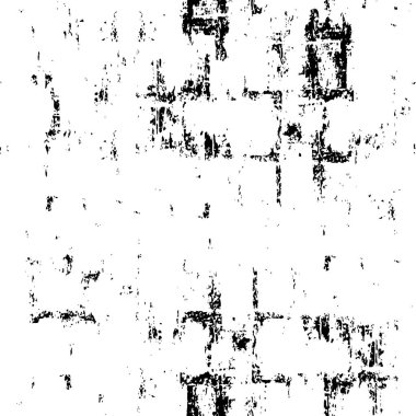 Grunge Siyah ve Beyaz Şehir Vektör Doku Şablonu. Noktalanmış, çizilmiş, Gürültü ve tahılla klasik efekt oluşturulması kolay. Karanlık Toz Örtüsü Tehlike Arkaplanı. Yaşlanma Tasarımı Elementi