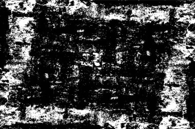 Grunge Siyah ve Beyaz Şehir Vektör Doku Şablonu. Noktalanmış, çizilmiş, Gürültü ve tahılla klasik efekt oluşturulması kolay. Karanlık Toz Örtüsü Tehlike Arkaplanı. Yaşlanma Tasarımı Elementi