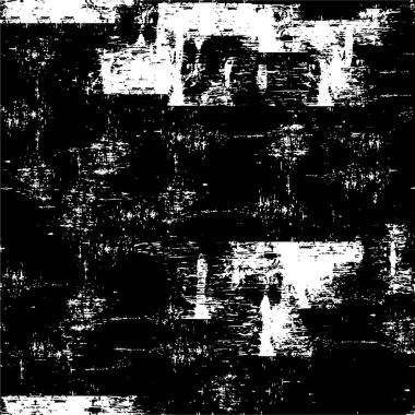 Grunge Siyah ve Beyaz Şehir Vektör Doku Şablonu. Noktalanmış, çizilmiş, Gürültü ve tahılla klasik efekt oluşturulması kolay. Karanlık Toz Örtüsü Tehlike Arkaplanı. Yaşlanma Tasarımı Elementi