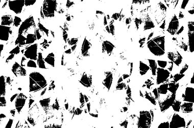 Grunge Siyah ve Beyaz Şehir Vektör Doku Şablonu. Noktalanmış, çizilmiş, Gürültü ve tahılla klasik efekt oluşturulması kolay. Karanlık Toz Örtüsü Tehlike Arkaplanı. Yaşlanma Tasarımı Elementi