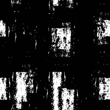 Grunge Siyah ve Beyaz Şehir Vektör Doku Şablonu. Noktalanmış, çizilmiş, Gürültü ve tahılla klasik efekt oluşturulması kolay. Karanlık Toz Örtüsü Tehlike Arkaplanı. Yaşlanma Tasarımı Elementi