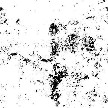 Grunge Siyah ve Beyaz Şehir Vektör Doku Şablonu. Noktalanmış, çizilmiş, Gürültü ve tahılla klasik efekt oluşturulması kolay. Karanlık Toz Örtüsü Tehlike Arkaplanı. Yaşlanma Tasarımı Elementi