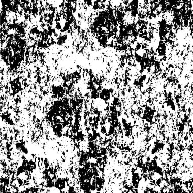 Grunge Siyah ve Beyaz Şehir Vektör Doku Şablonu. Noktalanmış, çizilmiş, Gürültü ve tahılla klasik efekt oluşturulması kolay. Karanlık Toz Örtüsü Tehlike Arkaplanı. Yaşlanma Tasarımı Elementi