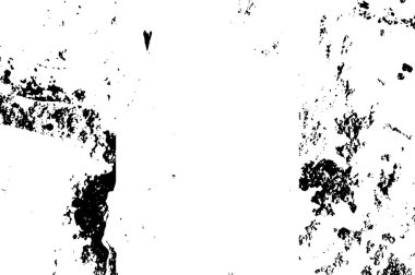 Grunge Siyah ve Beyaz Şehir Vektör Doku Şablonu. Noktalanmış, çizilmiş, Gürültü ve tahılla klasik efekt oluşturulması kolay. Karanlık Toz Örtüsü Tehlike Arkaplanı. Yaşlanma Tasarımı Elementi