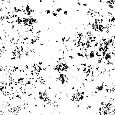 Grunge Siyah ve Beyaz Şehir Vektör Doku Şablonu. Noktalanmış, çizilmiş, Gürültü ve tahılla klasik efekt oluşturulması kolay. Karanlık Toz Örtüsü Tehlike Arkaplanı. Yaşlanma Tasarımı Elementi