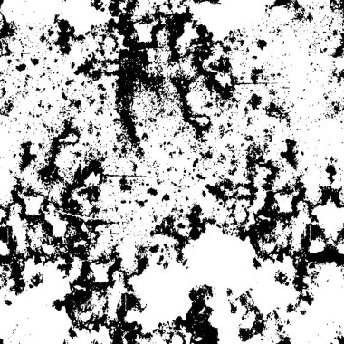Grunge Siyah ve Beyaz Şehir Vektör Doku Şablonu. Noktalanmış, çizilmiş, Gürültü ve tahılla klasik efekt oluşturulması kolay. Karanlık Toz Örtüsü Tehlike Arkaplanı. Yaşlanma Tasarımı Elementi