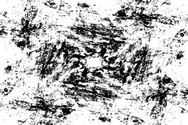 Grunge Siyah ve Beyaz Şehir Vektör Doku Şablonu. Noktalanmış, çizilmiş, Gürültü ve tahılla klasik efekt oluşturulması kolay. Karanlık Toz Örtüsü Tehlike Arkaplanı. Yaşlanma Tasarımı Elementi