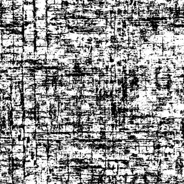 Grunge Siyah ve Beyaz Şehir Vektör Doku Şablonu. Noktalanmış, çizilmiş, Gürültü ve tahılla klasik efekt oluşturulması kolay. Karanlık Toz Örtüsü Tehlike Arkaplanı. Yaşlanma Tasarımı Elementi